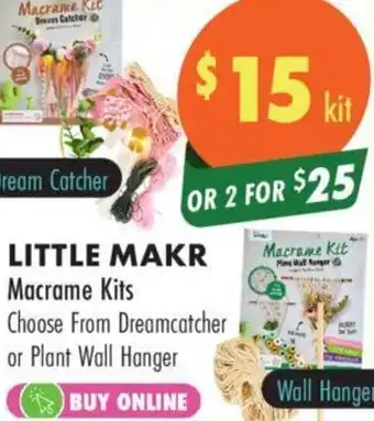 LITTLE MAKR Macrame Kits