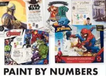 PAINT BY NUMBERS Mandolarian, Hogwarts, Spiderman or Avengers