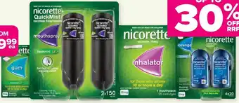 Malouf Pharmacies Nicorette QuickMist Nicotine 1mg/spray offer