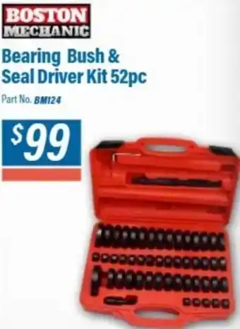 Burson Auto Parts Boston Mechanic Bearing Bush & Seal Driver Kit 52pc offer