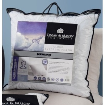 Spotlight 50% off logan & mason platinum collection cloud european pillow offer