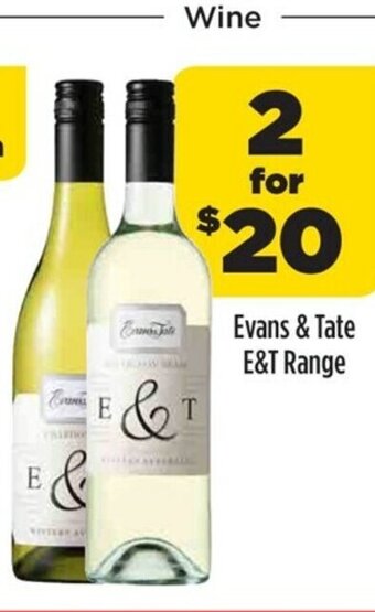 Evans & Tate E&T Range
