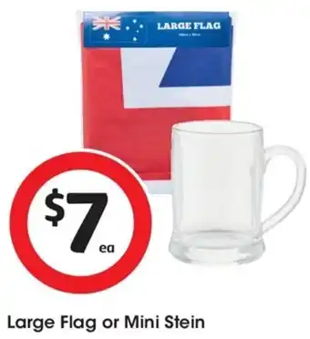 Coles Large Flag or Mini Stein offer