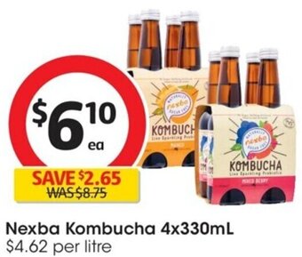 Nexba Kombucha 4x330ml