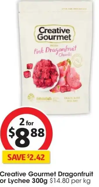 Creative Gourmet Dragonfruit or Lychee 300g