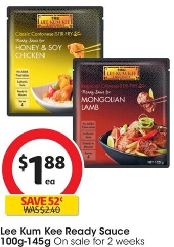 Coles Lee Kum Kee Ready Sauce 100g-145g offer