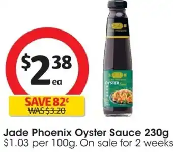 Coles Jade Phoenix Oyster Sauce 230g offer