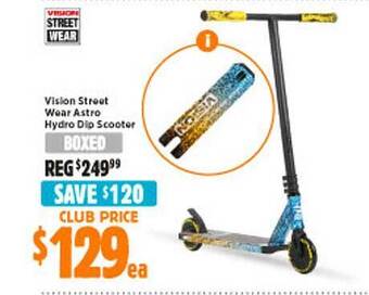 Vision street wear astro hydro dip scooter