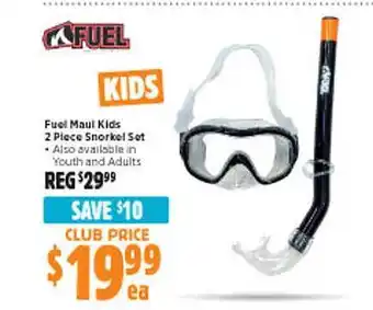 Anaconda Fuel maui kids 2 piece snorkel set offer