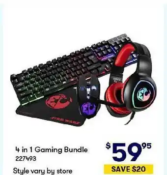 BIG W 4 in 1 gaming bundle offer