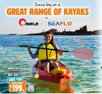 Anaconda Seaflo adult kayak offer