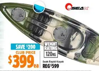 Anaconda Seak rapid kayak offer
