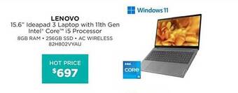 Bing Lee Lenovo 15.6 offer