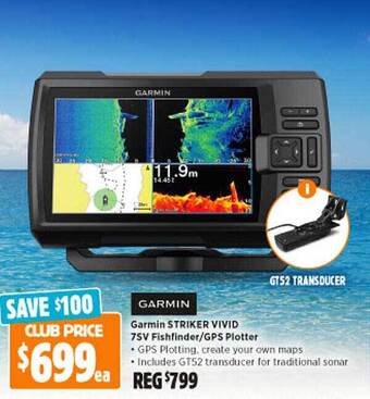 Anaconda Garmin striker vivid 7sv fishfinder gps plotter offer