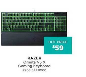 Bing Lee Razer ornata v3 x gaming keyboard offer
