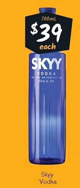 Skyy vodka