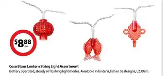 Coles Casa blanc lantern string light assortment offer