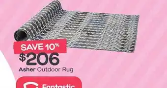 Fantastic Furniture Asher outdoor rug offer