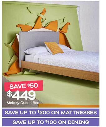 Fantastic Furniture Melody queen bed offer