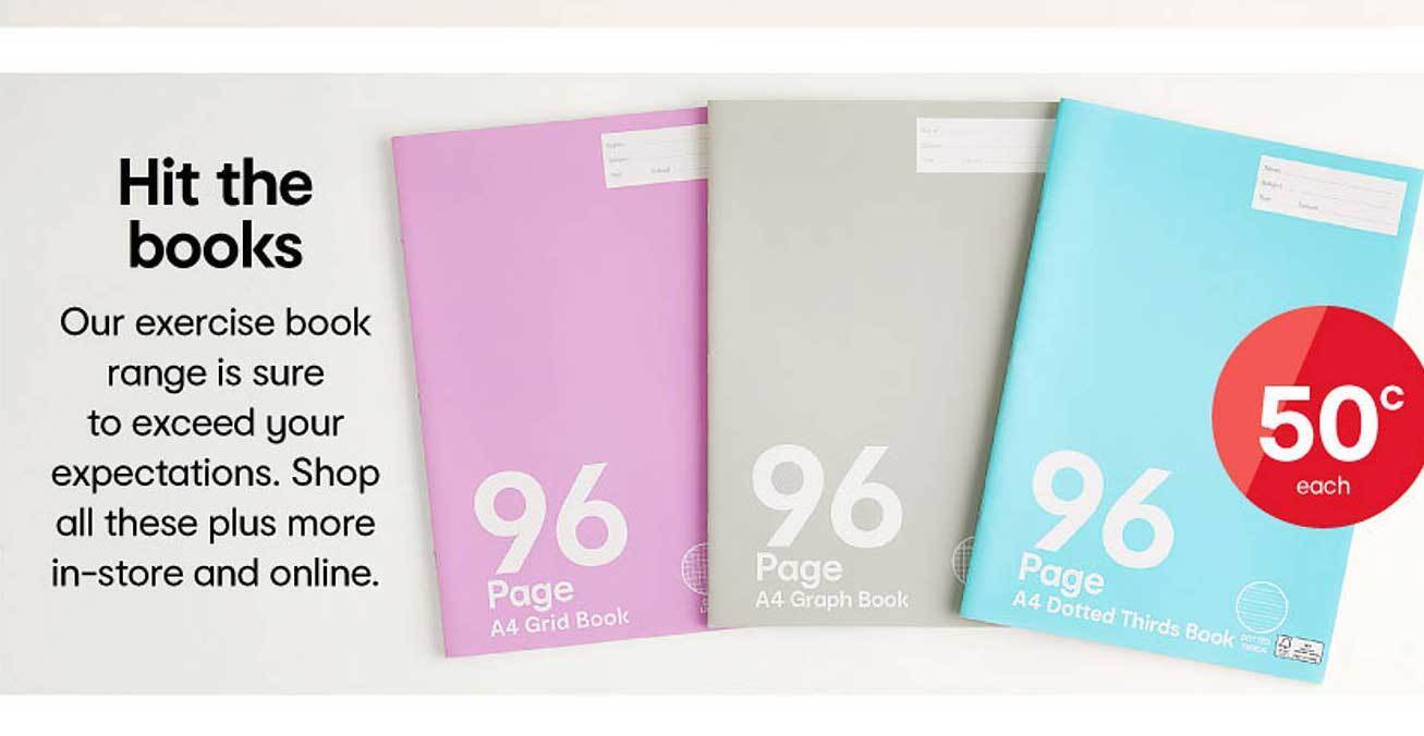 Hit the books offer at Kmart