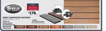 Stratco Trex composite decking offer