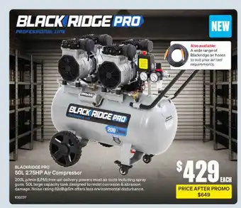 Blackridgepro 2.75hp air compressor