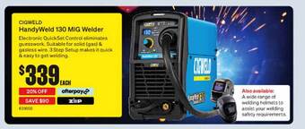 SuperCheap Auto Cigweld handyweld 130 mig welder offer