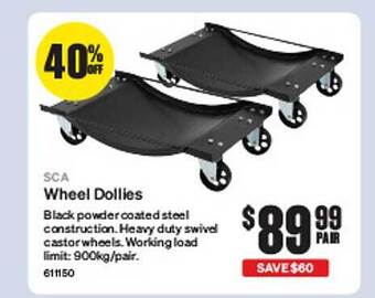 SuperCheap Auto Sca wheel dollies offer