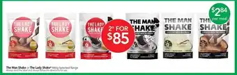 Terry White The man shake or the lady shake 840g selected range offer