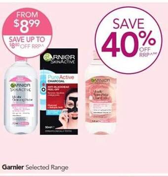 Terry White Garnier selected range offer