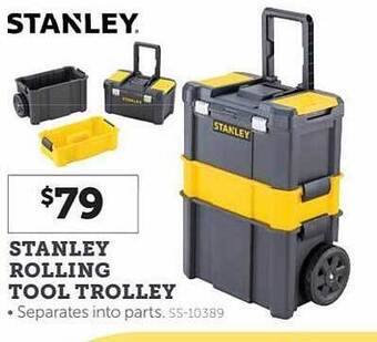 Stratco Stanley rolling tool trolley offer