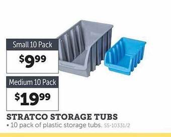 Stratco Stratco storage tubs offer