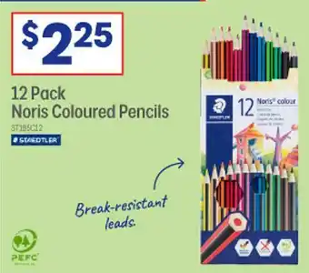 Officeworks 12 pack noris coloured pencils staedtler offer
