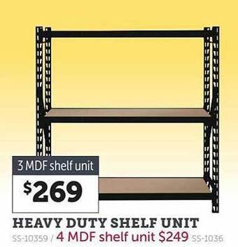 Stratco Heavy duty shelf unit offer
