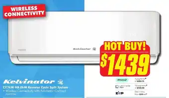 The Good Guys Kelvinator c7.1kw h8.okw reverse cycle split system offer