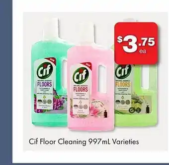 The Reject Shop Cif floor cleaning varieties offer
