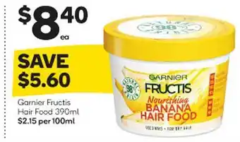 Woolworths Garnier fructis hair food offer