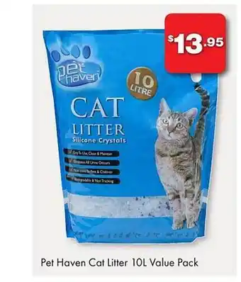 Pet haven cat litter 10l value pack