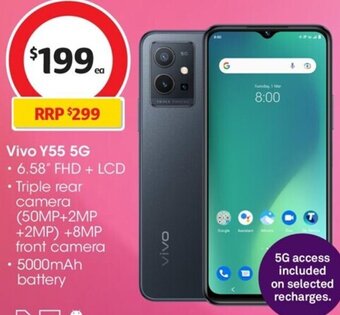 Coles Vivo Y55 5G offer