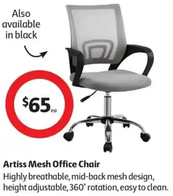 Coles Artiss Mesh Office Chair offer