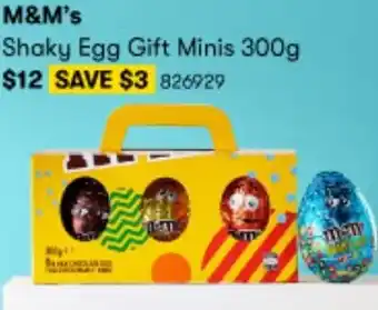 BIG W M&M's Shaky Egg Gift Minis 300g offer