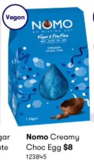 Nomo Creamy Choc Egg