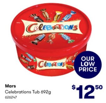 Mars Celebrations Tub 692g