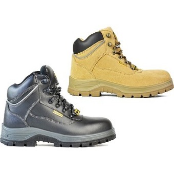 BIG W Blacksmith men's leather, steel toe cap work boots offer