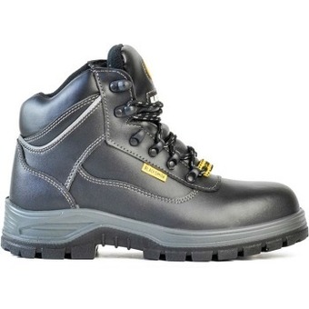 BIG W Blacksmith men's leather, steel toe cap work boots - black offer