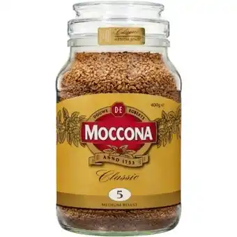 BIG W Moccona medium roast instant coffee 400g offer