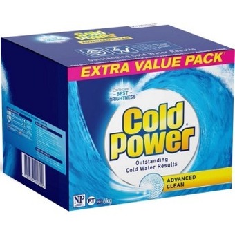 BIG W Cold power advanced clean laundry detergent powder 6kg offer