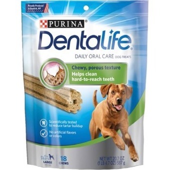BIG W Purina dentalife (large breed) dog treats 587g offer