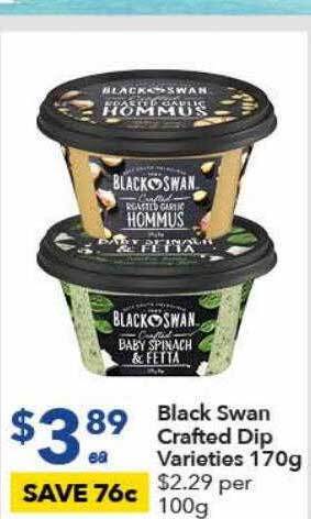 Ritchies Black swan crafted dip offer