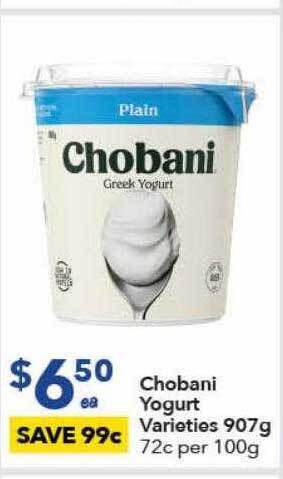 Ritchies Chobani yogurt offer
